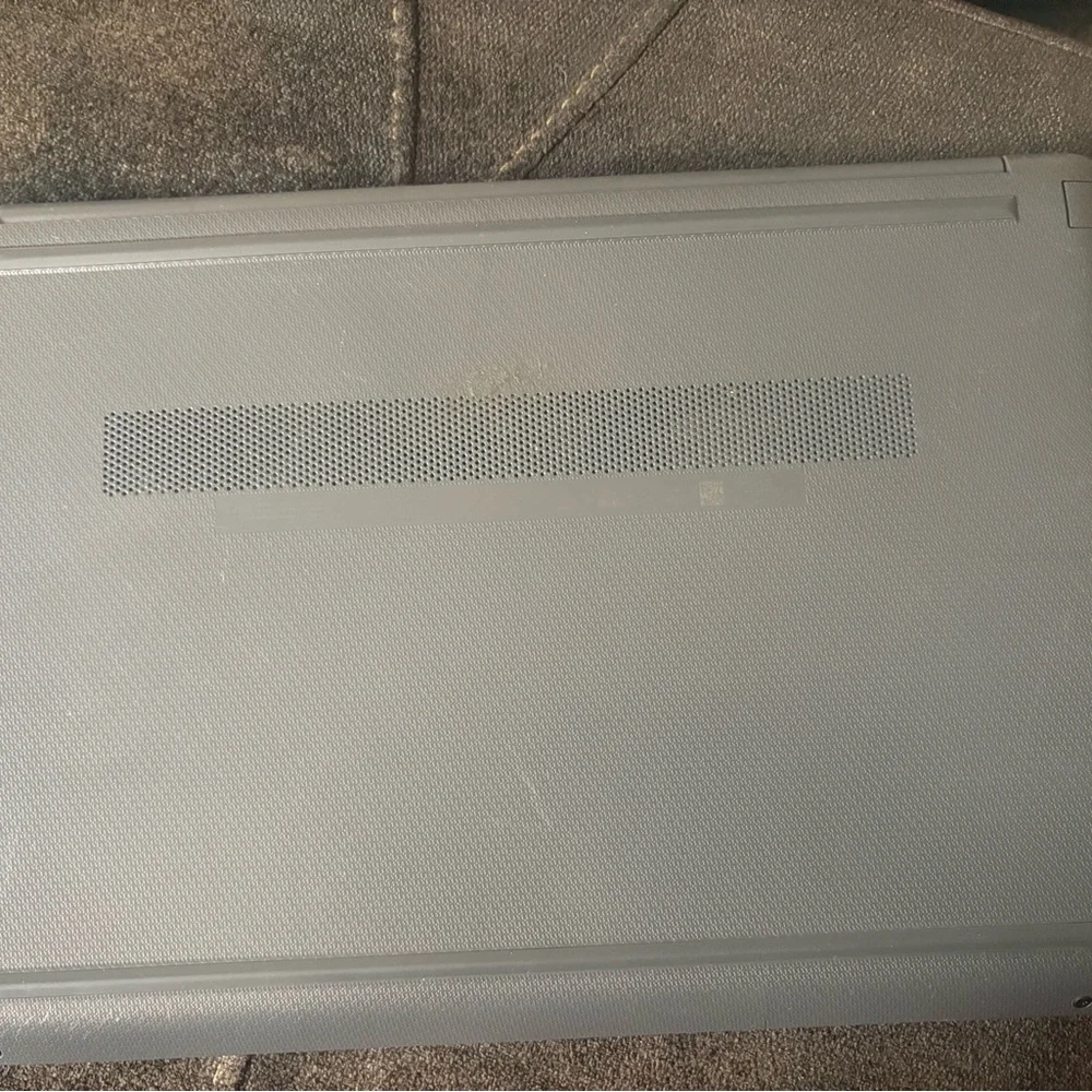 HP Gray Laptop with Black Keyboard